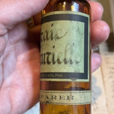 Craie Mercurielle - Syphilis - Poison - Flacon ancien de pharmacie