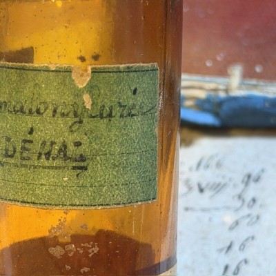 Gardénal - Phenobarbital - Barbiturates  - Barbiturates - POISON cabinet - Antique pharmacy bottle