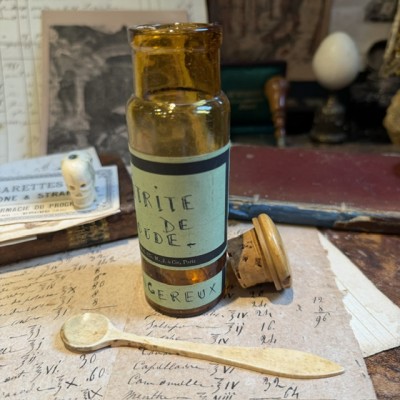 Nitrite de Soude - Poison - Flacon ancien de pharmacie