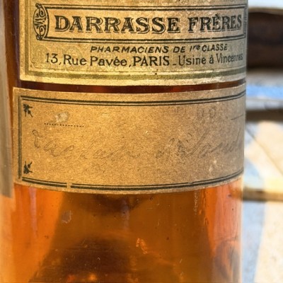 Sodium tartrate - Soda lye - Antique pharmacy bottle - Apothecary
