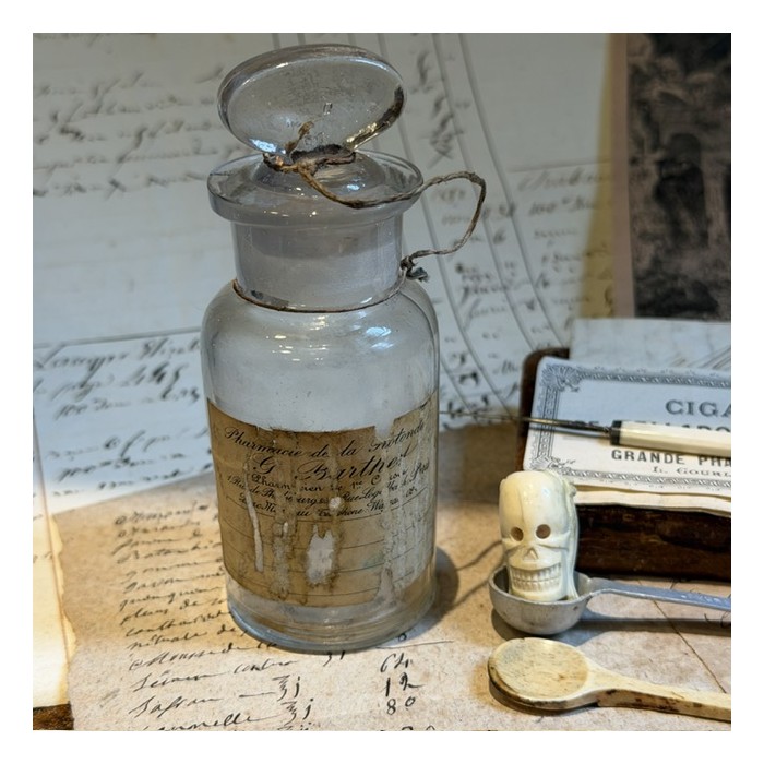 Berthet - Pharmacie de la Rotonde - Antique pharmacy bottle - Apothecary
