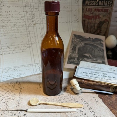 Nux Vomica Tincture – Strychnine - POISON cabinet - Antique pharmacy bottle