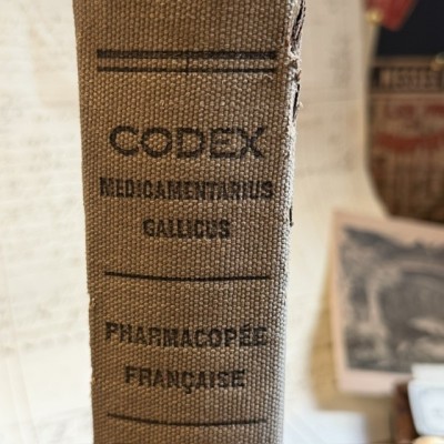1937 Codex - French Pharmacopoeia - Antique book - Apothecary - Pharmacy
