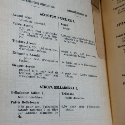 Codex de 1937 - Pharmacopée - Livre ancien - Apothicaire - Pharmacie