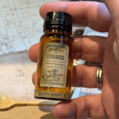 Stovarsol - Arsenic - Syphilis - Poison - Flacon ancien de pharmacie