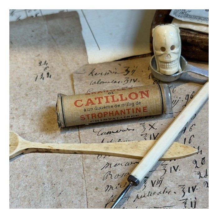Catillon Granules - Strophanthin - Ouabain - POISON - Pharmacy
