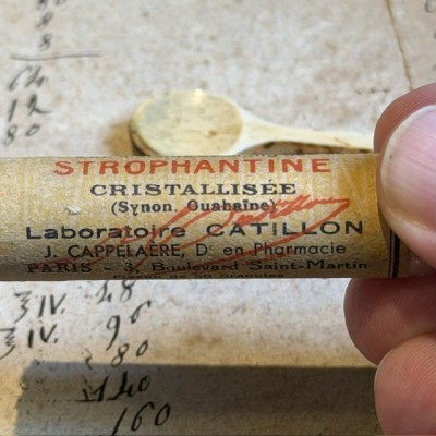 Granules de Catillon - Strophantine - A la Ouabaïne - POISON - Pharmacie