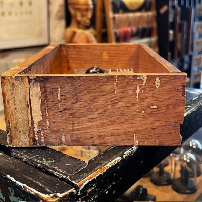 The Apothecary’s Little Drawer - Antique wooden apothecary’s drawer –