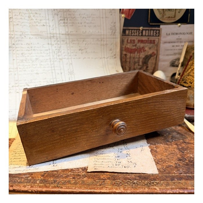 The Apothecary’s Little Drawer - Antique wooden apothecary’s drawer –