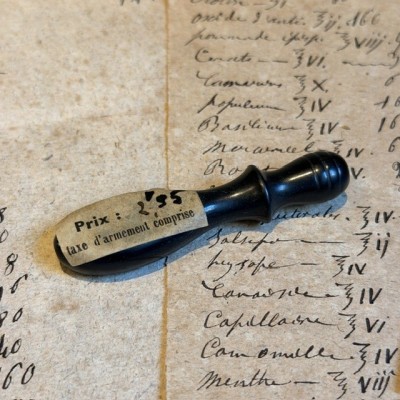 Ebonite cannula tip – New Old Stock - 1939/1940