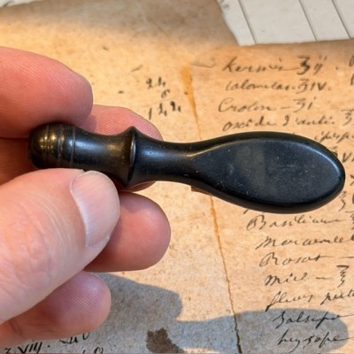 Ebonite cannula tip – New Old Stock - 1939/1940