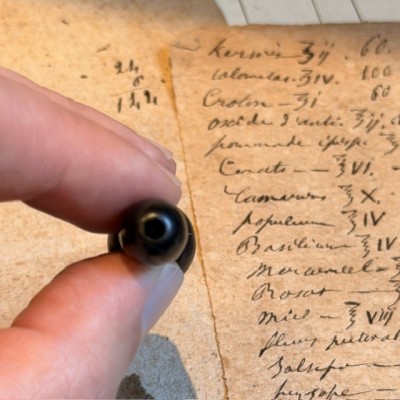 Ebonite cannula tip – New Old Stock - 1939/1940
