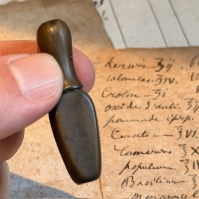 Ebonite cannula tip – New Old Stock - 1939/1940