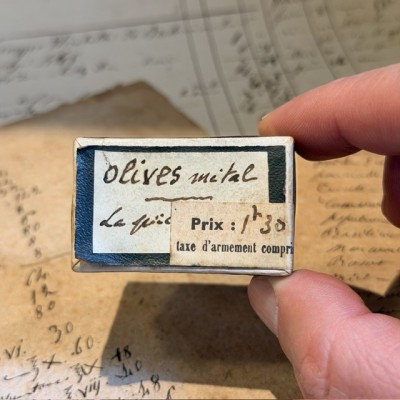 Metal ENT Olive Box - 1939/1940 - New old stock