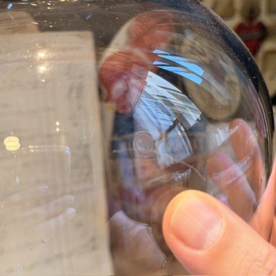 Protective laboratory bell jar - Blown glass - 1900 - Pharmacy - Apothecary