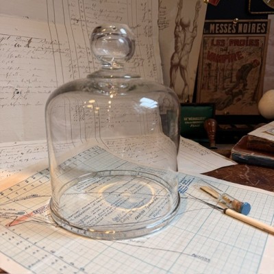 Protective laboratory bell jar - Blown glass - 1900 - Pharmacy - Apothecary