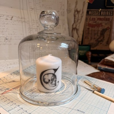 Protective laboratory bell jar - Blown glass - 1900 - Pharmacy - Apothecary
