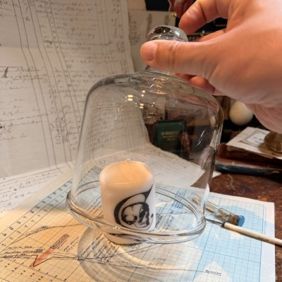 Cloche de laboratoire de protection - 1900 - Pharmacie - Apothicaire