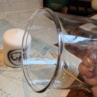 Protective laboratory bell jar - Blown glass - 1900 - Pharmacy - Apothecary