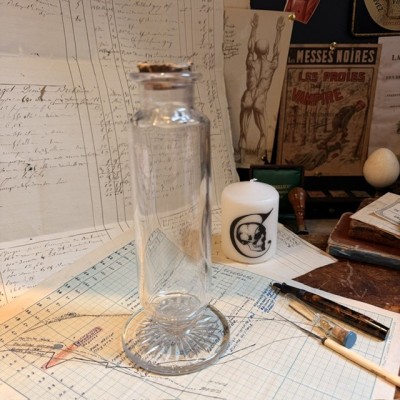 Flacon d'exposition - Vase à montrer de pharmacie - Cristal - XIXe siècle