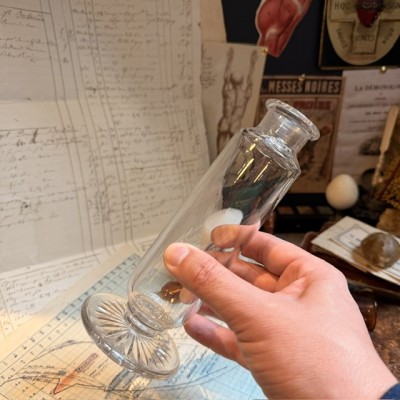 Flacon d'exposition - Vase à montrer de pharmacie - Cristal - XIXe siècle