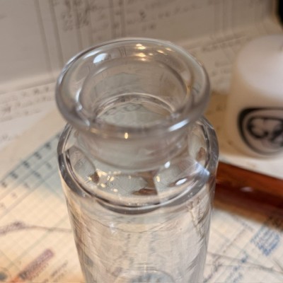 Exhibition jar - Pharmacy crystal vase - Herbalist - Apothecary - 19th