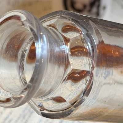 Exhibition jar - Pharmacy crystal vase - Herbalist - Apothecary - 19th