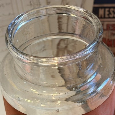 Hemlock leaves - POISON - Antique Pharmacy Bottle - Apothecary Jar