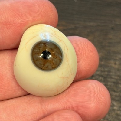 Antique glass eye - cristal ball