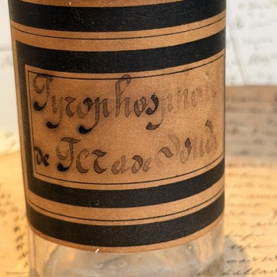 Pyrophosphate de Fer & de Soude - Flacon ancien de pharmacie-Apothicaire