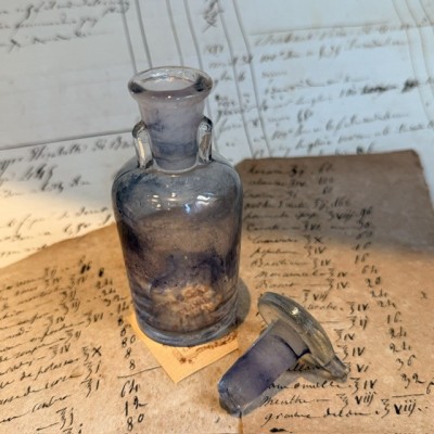 Flacon Compte-goutte ancien de pharmacie-Apothicaire
