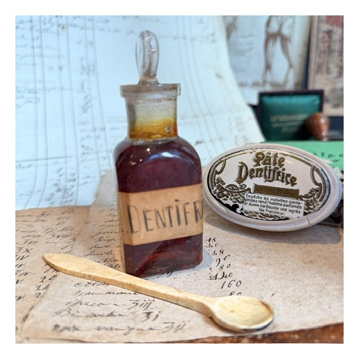Elixir dentifrice - Flacon ancien de pharmacie-Apothicaire