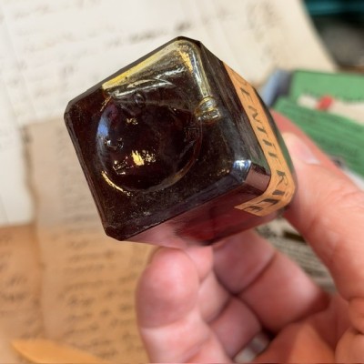 Toothpaste elixir - Antique pharmacy bottle - Apothecary