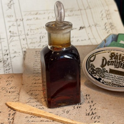 Elixir dentifrice - Flacon ancien de pharmacie-Apothicaire