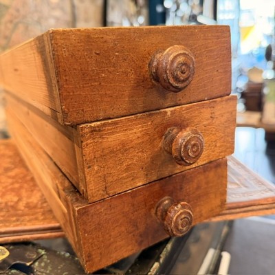 The apothecary’s Drawer - Size L - Antique wooden apothecary’s drawer