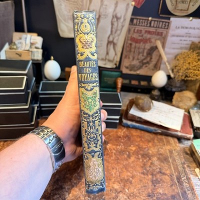 Deadly arsenic book - Beautés des voyages anciens et modernes 1853