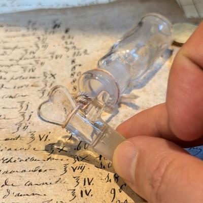 Flacon Compte-goutte ancien de pharmacie-Apothicaire