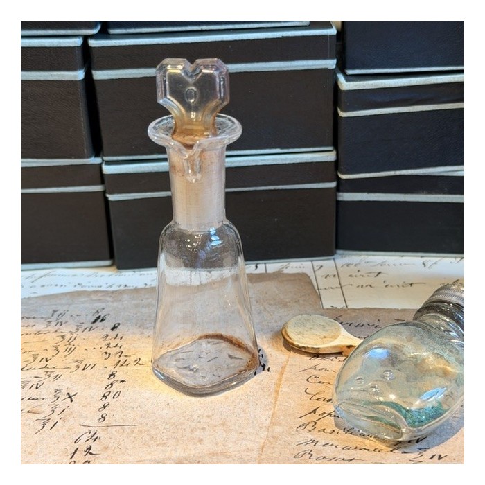 Flacon Compte-goutte ancien de pharmacie-Apothicaire