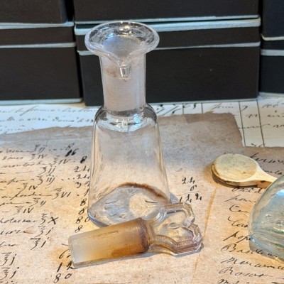 Dropper bottle - Antique pharmacy bottle - Apothecary