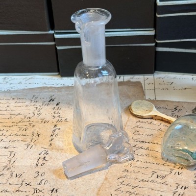 Flacon Compte-goutte ancien de pharmacie-Apothicaire