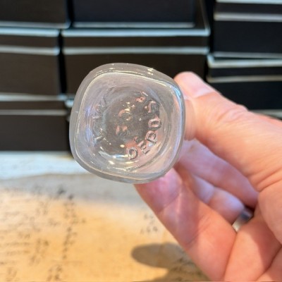 Dropper bottle - Antique pharmacy bottle - Apothecary