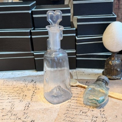 Flacon Compte-goutte ancien de pharmacie-Apothicaire