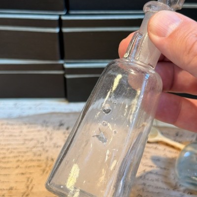 Flacon Compte-goutte ancien de pharmacie-Apothicaire