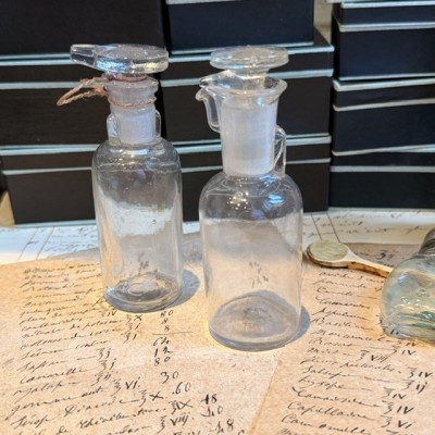 Dropper bottle - Antique pharmacy bottle - Apothecary