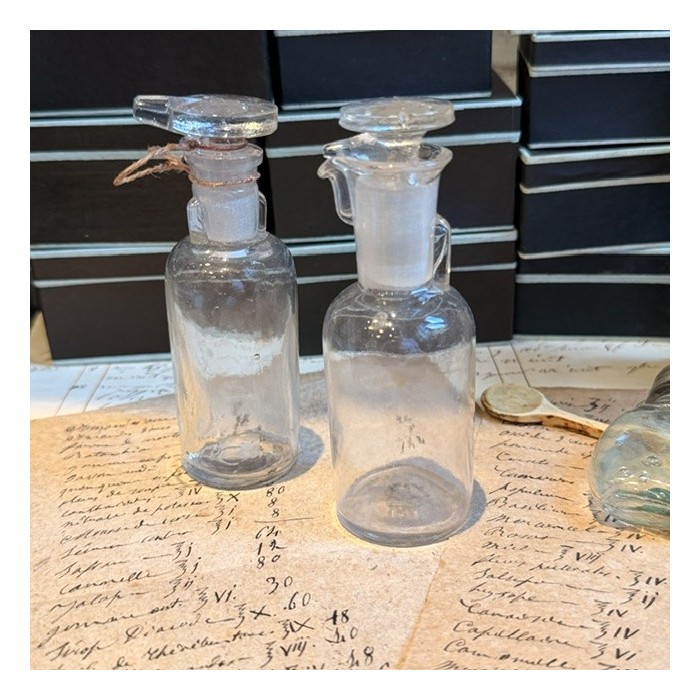 Flacon Compte-goutte ancien de pharmacie-Apothicaire