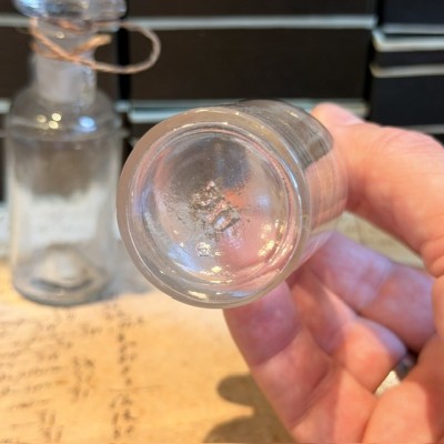 Dropper bottle - Antique pharmacy bottle - Apothecary