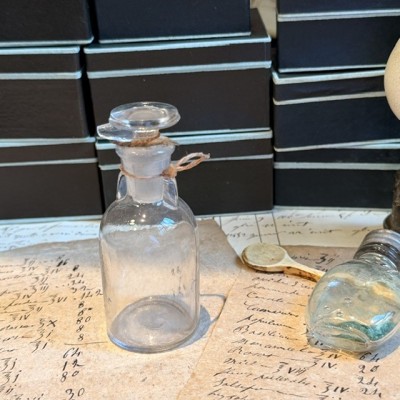 Dropper bottle - Antique pharmacy bottle - Apothecary