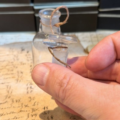 Flacon Compte-goutte ancien de pharmacie-Apothicaire