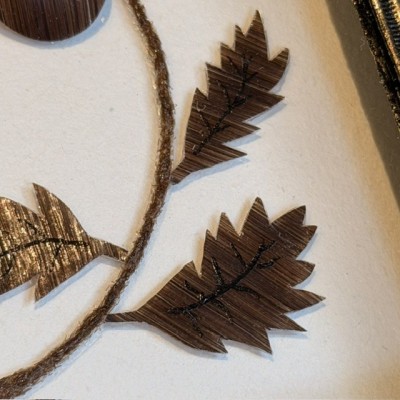 Fleur de pensée en cheveux - Souvenir à la manière victorienne du XIXème siècle