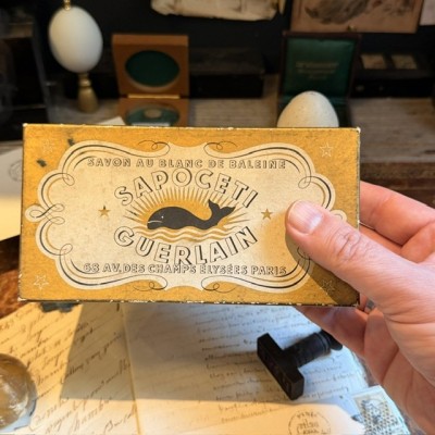 Soap box - SAPOCETI GUERLAIN - Whale white soap - 1920/1930 - Art Deco